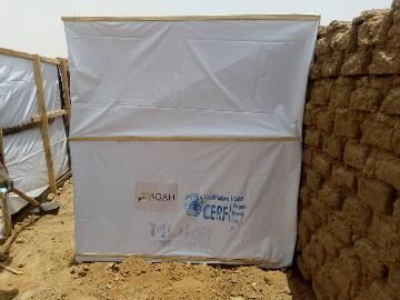 Abri d'urgence financé par le CERF, région de Tillabéri
